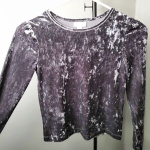 Cat & Jack Kids Long Sleeve Shirt - Black and Wh